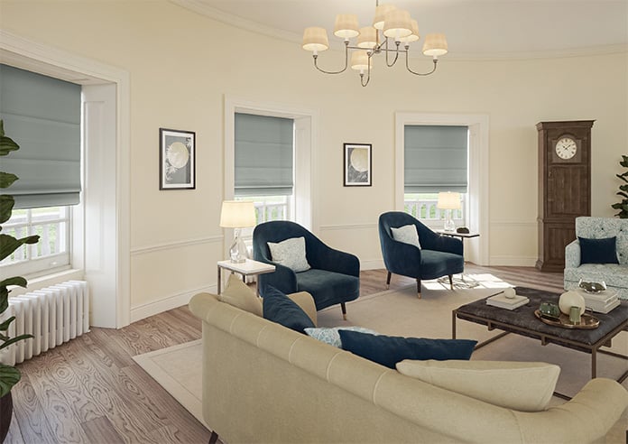 Stamford, Seafoam - Twist&Fit Roman Blind - Image 7